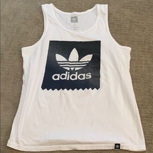 Adidas White Tank Top